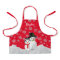 Cute Christmas Snowmen Personalized Kids  Apron