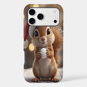 Cute Christmas Squirrel iPhone 17 Pro Max Case