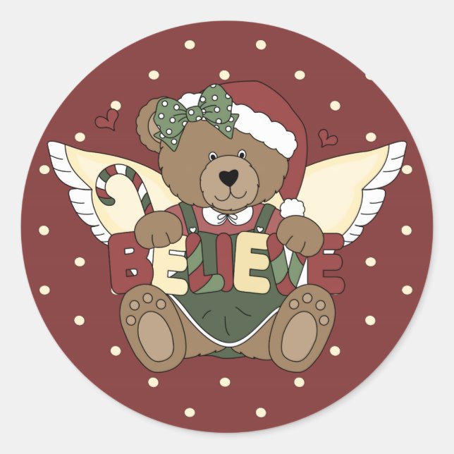 Cute Christmas Sticker (Front)