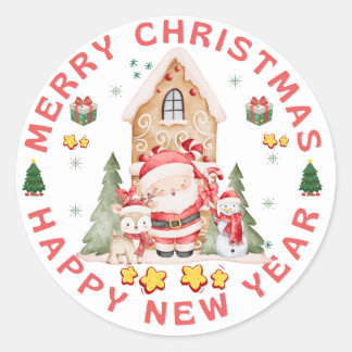 Cute Christmas Sticker | Festive Holiday Design