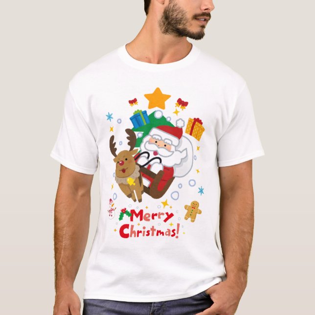 Cute Christmas T-shirt (Front)