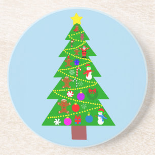 Cute Christmas Tree #1 Coaster