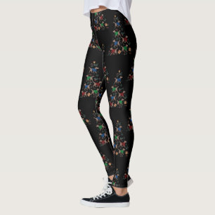 Cute Christmas Tree Dog Lover Merry Xmas Pet Owner Leggings