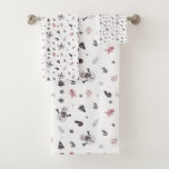 Cute Christmas Tree Snowman Candy Cane Pattern Bath Towel Set<br><div class="desc">Celebrate the magical and festive holiday season with our Cute Christmas Tree Snowman Candy Cane Pattern. This design features Snowman,  a Christmas tree,  Candy Cane and Snowflakes.</div>