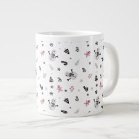 Cute Christmas Tree Snowman Candy Cane Pattern