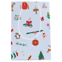 Cute Christmas Tree Snowman Snowflakes Snowball