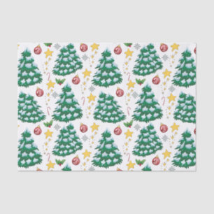 Cute Christmas Trees and Decorations  Tissue Paper