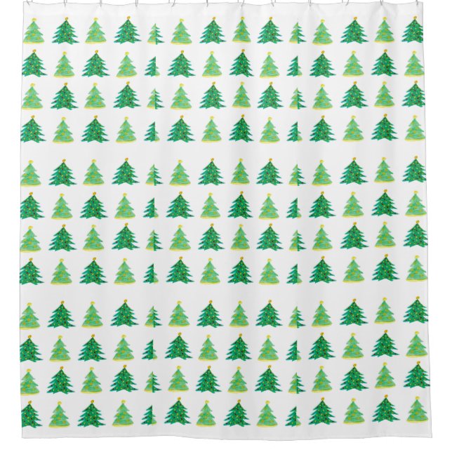 Cute Christmas Trees (Green Pattern) (Front)