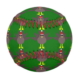Cute Christmas Turkey Baseball
