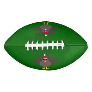 Cute Christmas Turkey Football