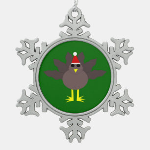 Cute Christmas Turkey Ornament