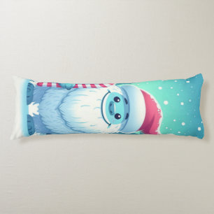 Cute Christmas/winter yeti Body Pillow