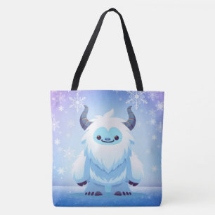 Cute Christmas/winter yeti Tote Bag