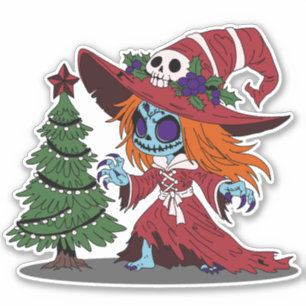 Cute Christmas Witch