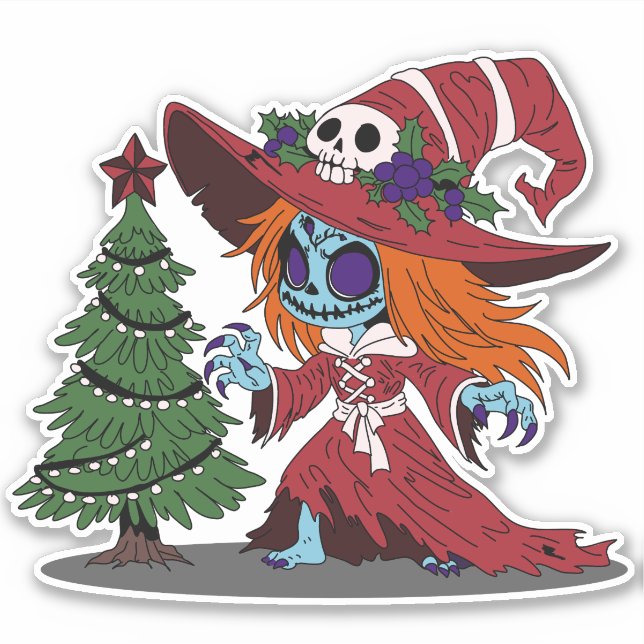 Cute Christmas Witch (Front)
