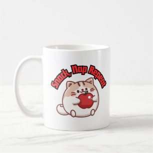 Cute Chubby Cat kawaii Design Mug