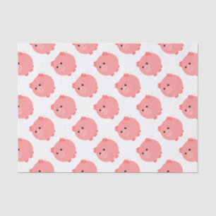 Cute Chubby Pig Tissue Paper