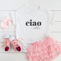 Cute Ciao Bella Hello Beautiful Modern Typography