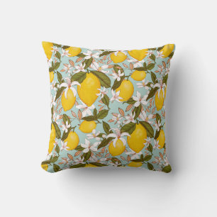Cute Citrus pattern Throw Pillow