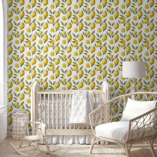 Cute Citrus Yellow Lemon  Wallpaper (Kids)