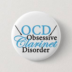 Cute Clarinet 2 Inch Round Button