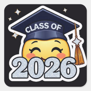 Cute Class of 2026 Graduation Emoji Sticker