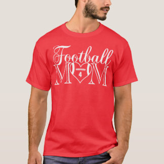Cute Classic Mom 4 Thats My Boy Jersey Number T-Shirt