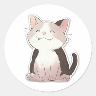 Cute Classic Round Sticker