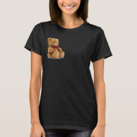 Cute Classic Teddy Bear Art Women's Graphic T-Shir
