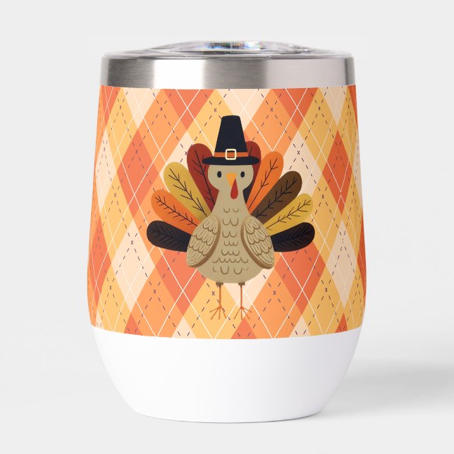 Cute, classic/vintage Thanksgiving Turkey (Front)