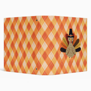 Cute, classic/vintage Thanksgiving Turkey Binder