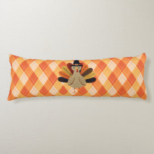 Cute, classic/vintage Thanksgiving Turkey Body Pillow