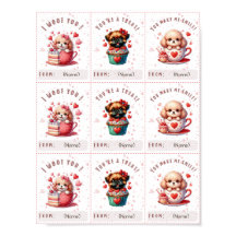 Cute Classroom Valentine Card Printable for Kids