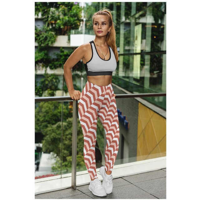 Cute Classy Yoga Workout Orange Leggings (Creator Uploaded)