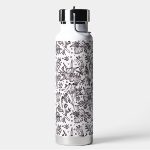 Cute, clean, floral vacuum bottle for daily use.