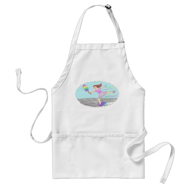 Cute Cleaning Lady Standard Apron (Front)