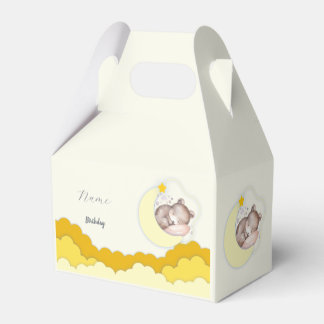 Cute Clouds Birthday Party Decorations Favor Box