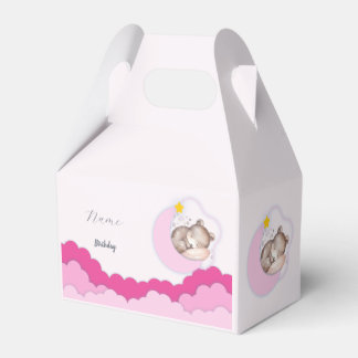Cute Clouds Birthday Party Decorations Favor Box