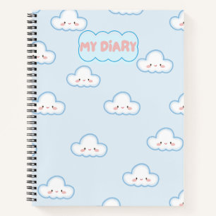 Cute Cloudy Sky Notebook
