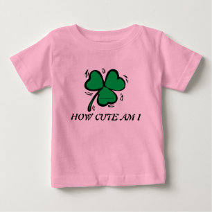 Cute Clover Irish Baby Sleeper T-Shirt