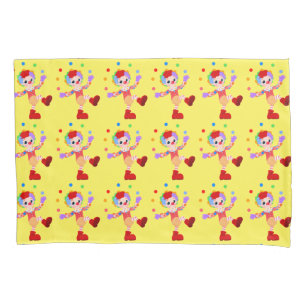 Cute Clowns Pillowcase