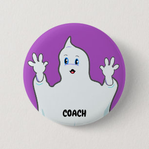 Cute Coach Ginger Ghost 2 Inch Round Button