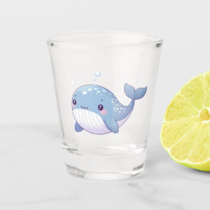 Cute, coastal/nautical whale shot glass