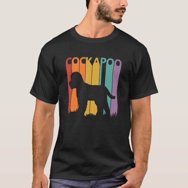 Cute Cockapoo Dog Owner T-Shirt (Front)