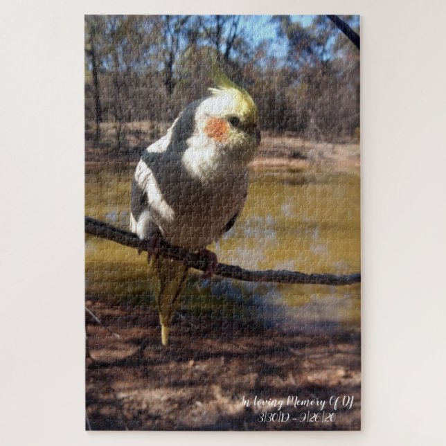 Cute Cockatiel Puzzle (Vertical)