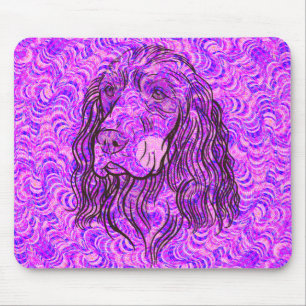 Cute Cocker Spaniel Dog Face Mouse Pad