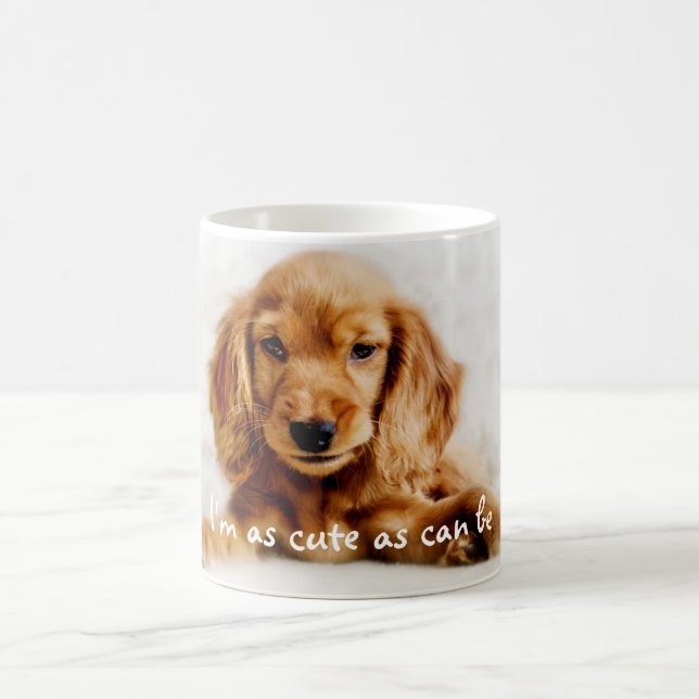 Cute Cocker Spaniel Dog Mug/Cup Coffee Mug (Center)