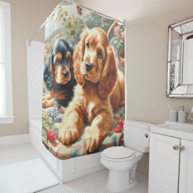 Cute Cocker Spaniel  Painting (In Situ)