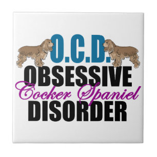 Cute Cocker Spaniel Tile