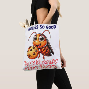 Cute Cockroach Cookie Cartoon Dessert Tote Bag